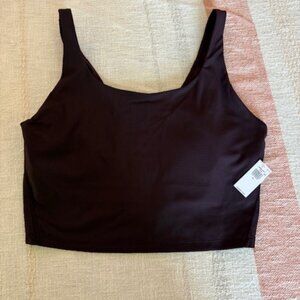 Old Navy Ribbed Sports Bra Brown Sz XL